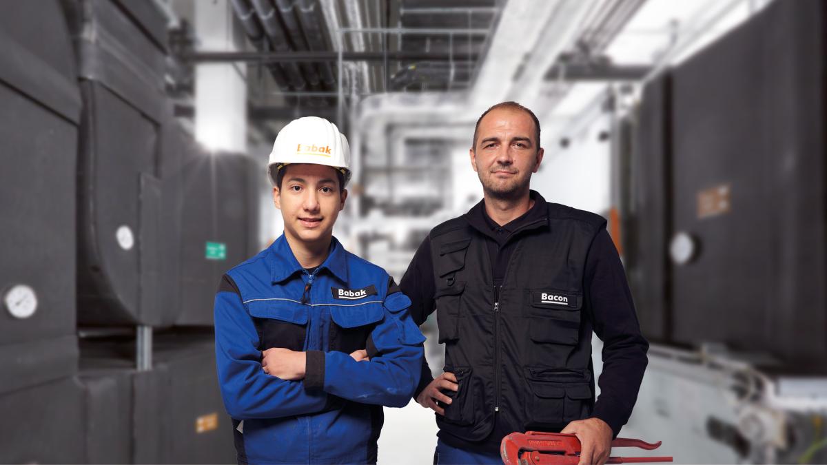 Lehrling und Arbeiter