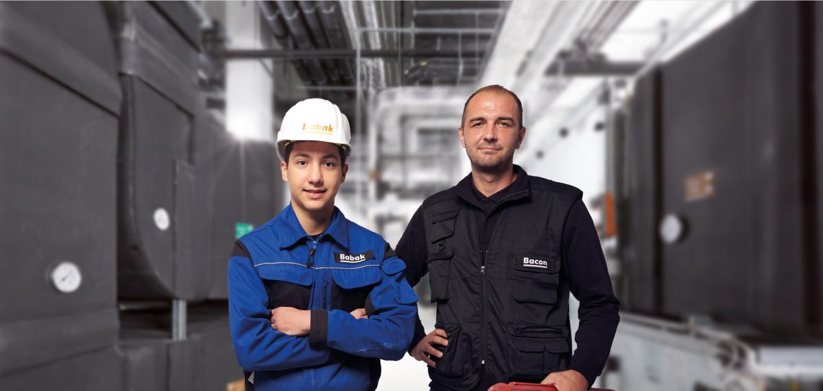 Lehrling und Arbeiter